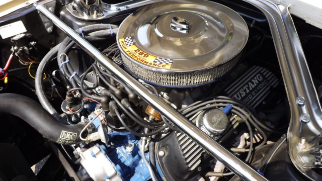 1966 sand Ford Mustang hardtop