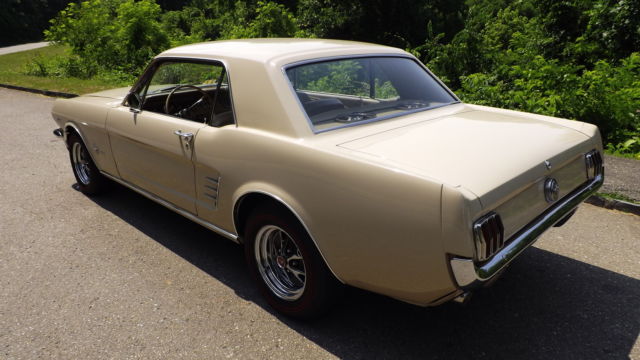1966 sand Ford Mustang hardtop