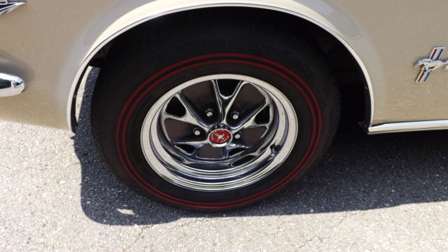 1966 sand Ford Mustang hardtop