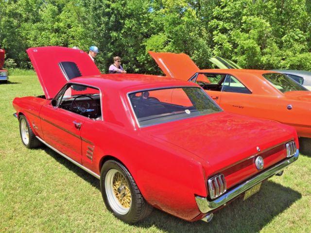 1966 Red Ford Mustang Coupe