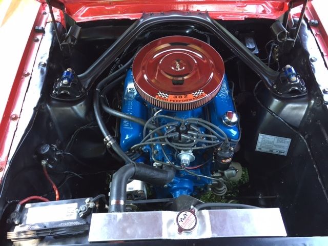 1966 Red Ford Mustang Coupe