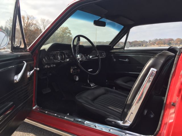 1966 Red Ford Mustang Coupe
