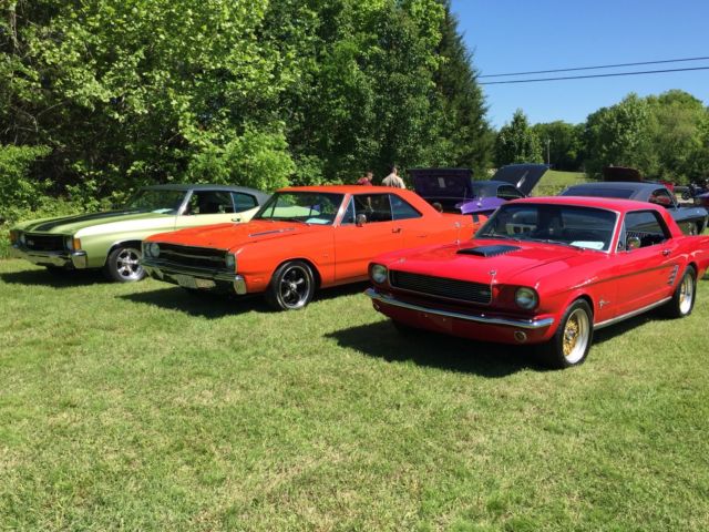 1966 Red Ford Mustang Coupe