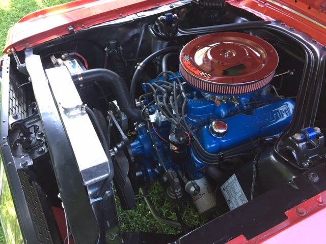 1966 Red Ford Mustang Coupe