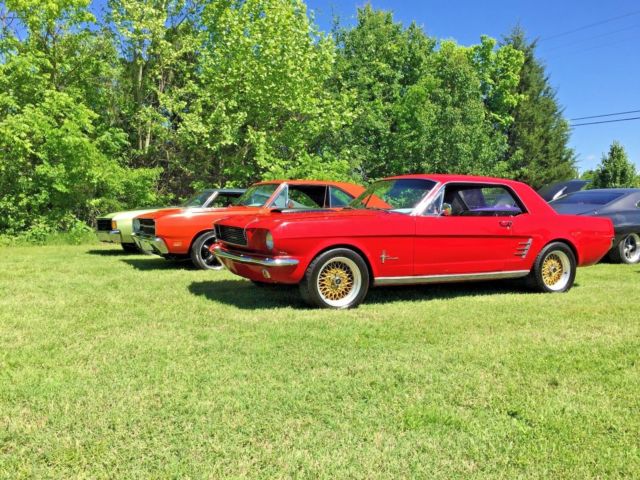 1966 Red Ford Mustang Coupe