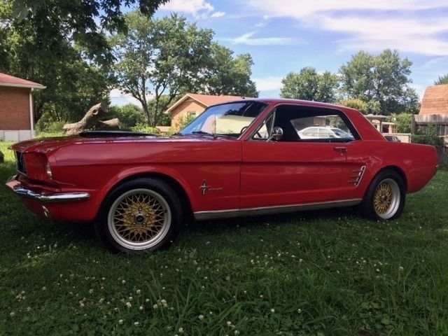 1966 Red Ford Mustang Coupe