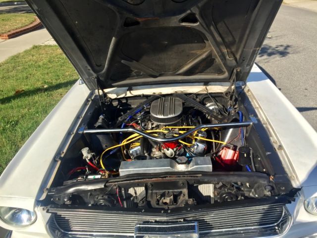 1966 White Ford Mustang Coupe