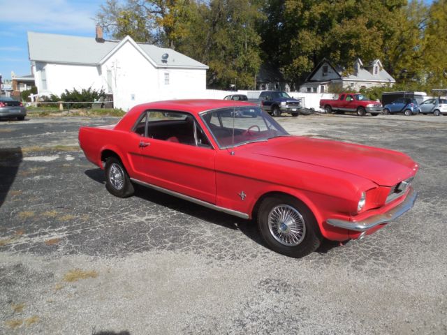 1966 Red Ford Mustang Coupe