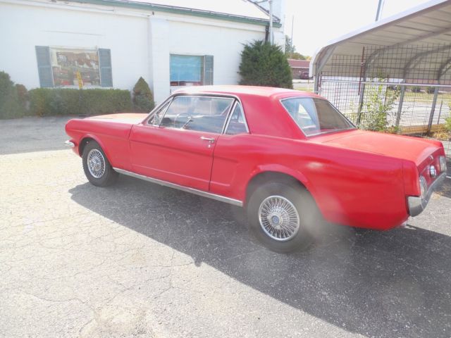 1966 Red Ford Mustang Coupe