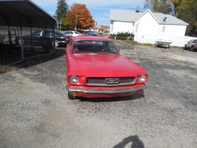 1966 Red Ford Mustang Coupe