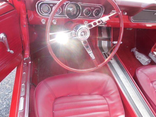 1966 Red Ford Mustang Coupe