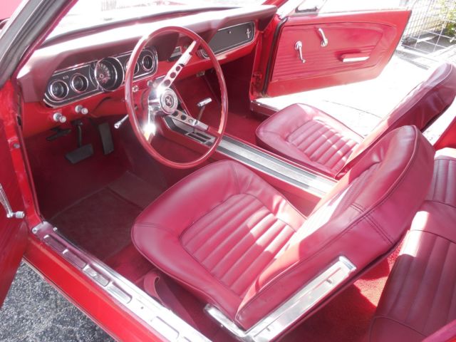1966 Red Ford Mustang Coupe