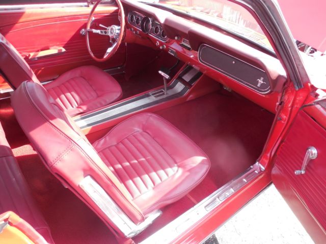 1966 Red Ford Mustang Coupe