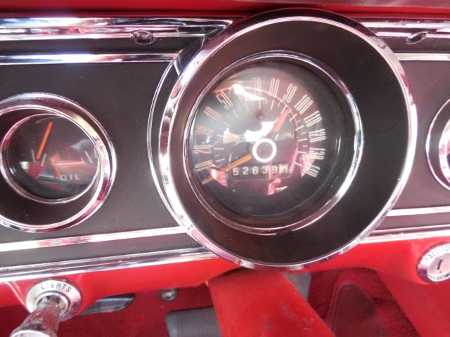 1966 Red Ford Mustang Coupe