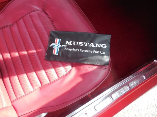1966 Red Ford Mustang Coupe