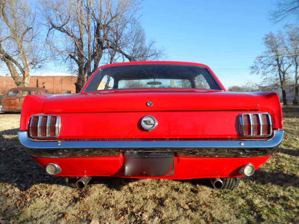 1966 red Ford Mustang