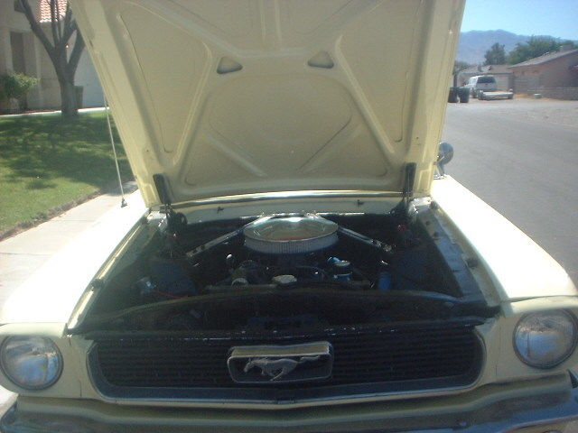 1966 Yellow Ford Mustang Coupe