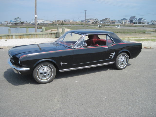 1966 Black Ford Mustang Coupe