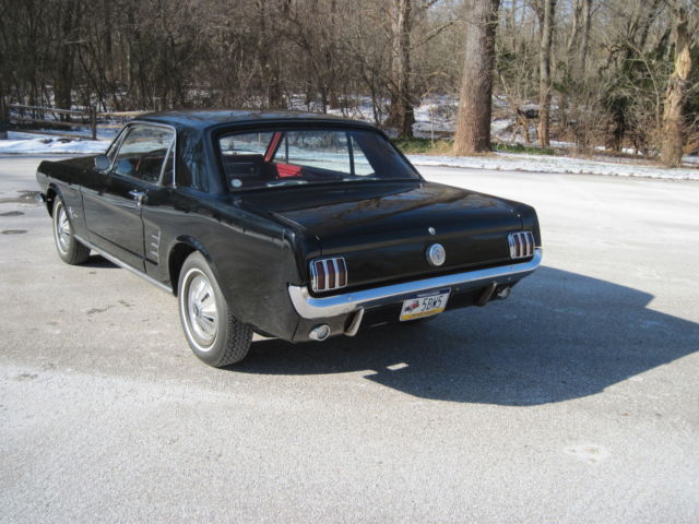 1966 Black Ford Mustang Coupe
