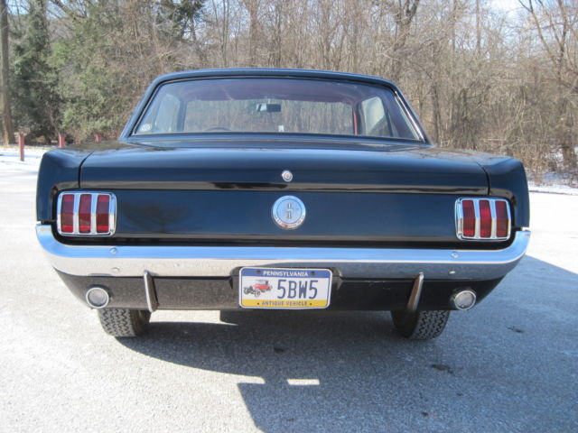 1966 Black Ford Mustang Coupe