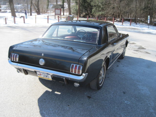1966 Black Ford Mustang Coupe