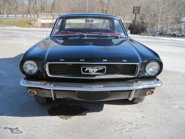 1966 Black Ford Mustang Coupe