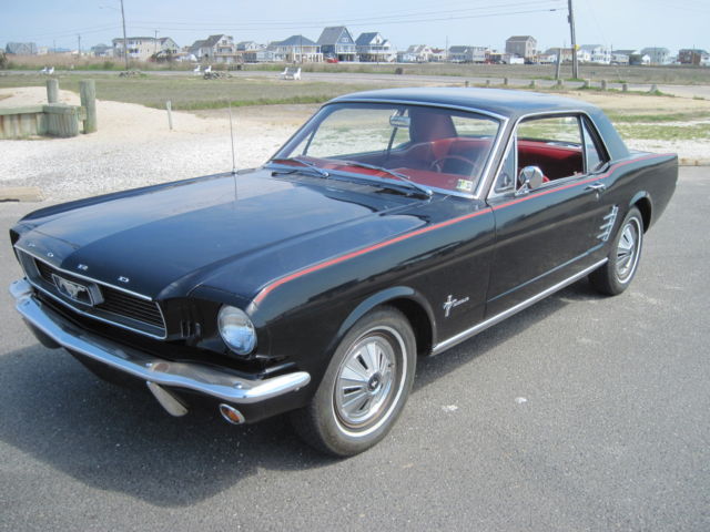 1966 Black Ford Mustang Coupe