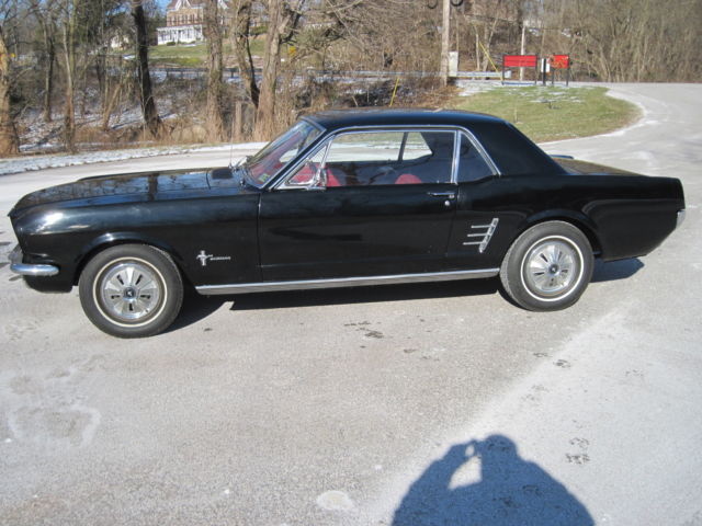 1966 Black Ford Mustang Coupe