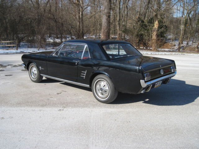 1966 Black Ford Mustang Coupe
