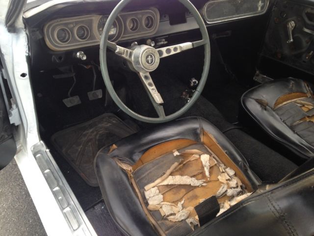 1966 White Ford Mustang Coupe