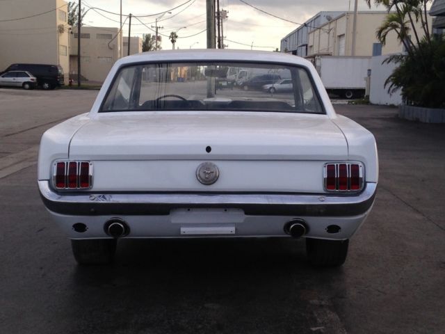 1966 White Ford Mustang Coupe