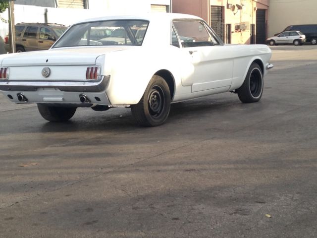 1966 White Ford Mustang Coupe