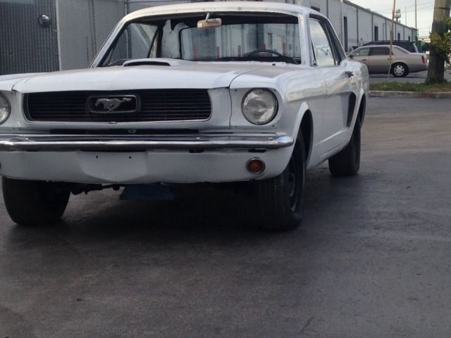 1966 White Ford Mustang Coupe