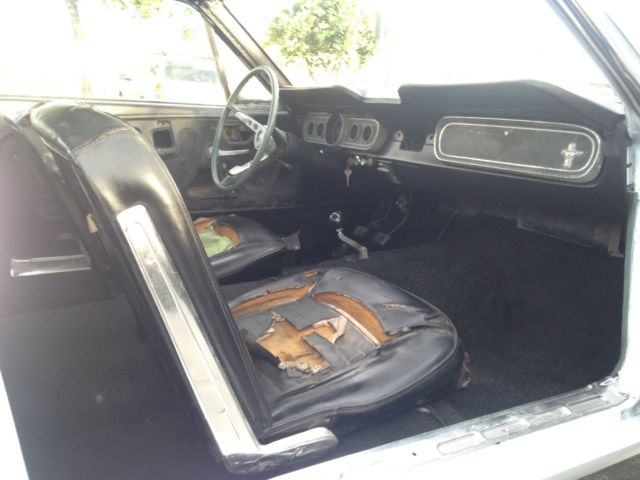 1966 White Ford Mustang Coupe