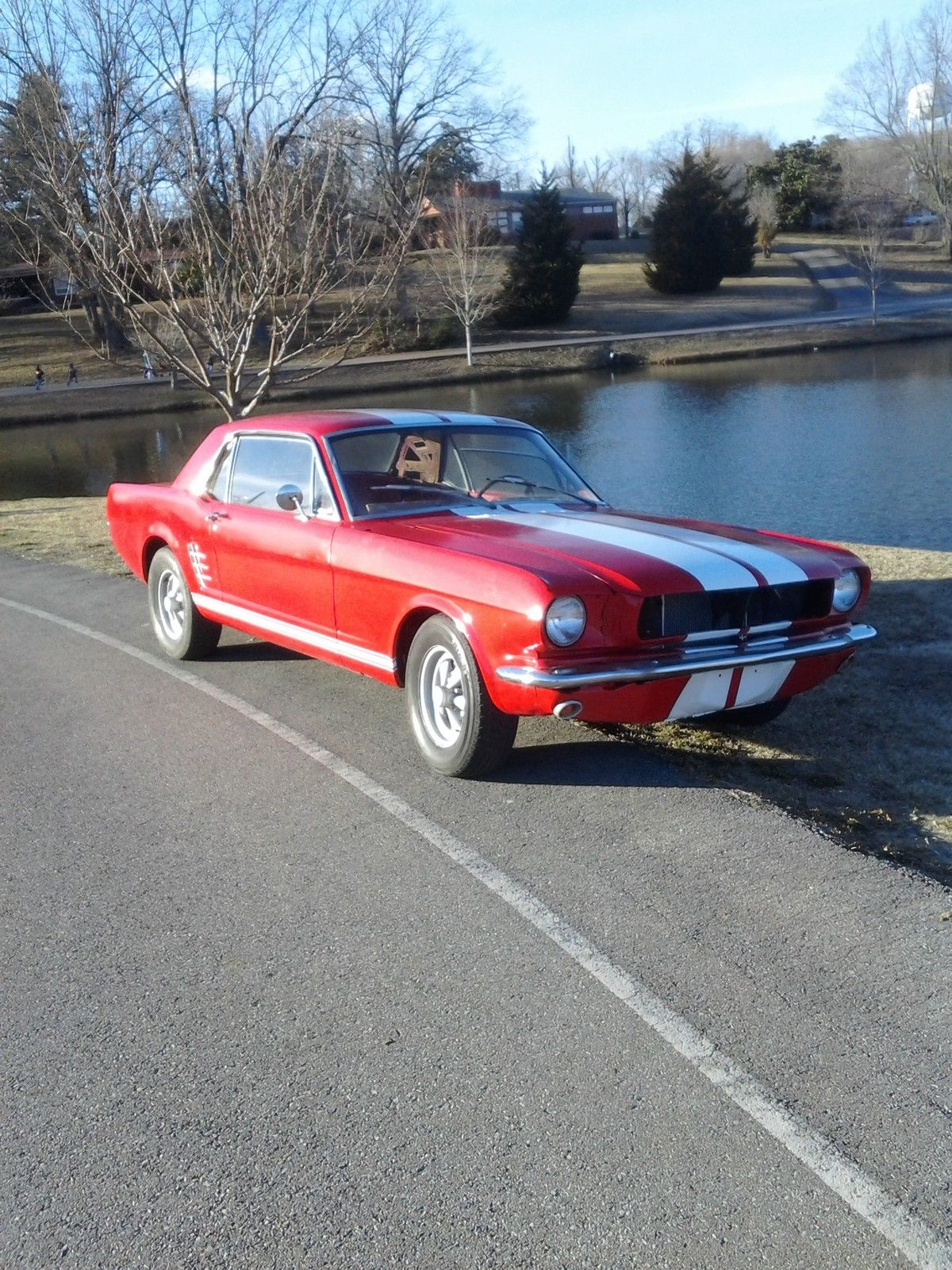 1966 Red Ford Mustang Coupe