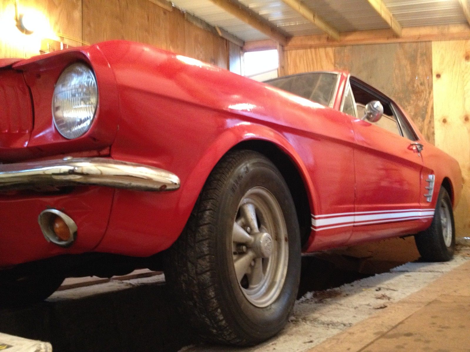 1966 Red Ford Mustang Coupe