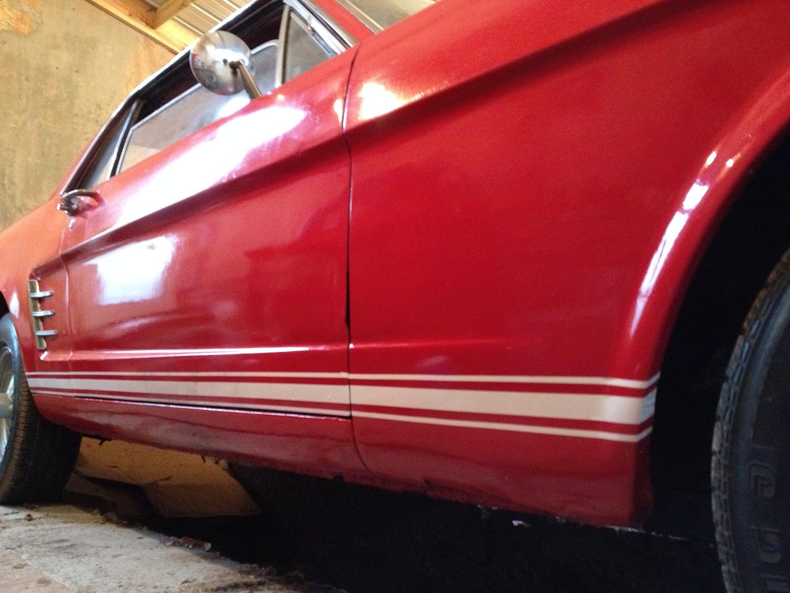 1966 Red Ford Mustang Coupe