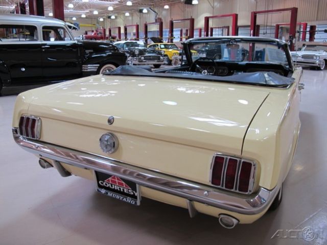 1966 Yellow Ford Mustang