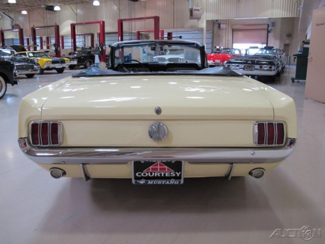 1966 Yellow Ford Mustang
