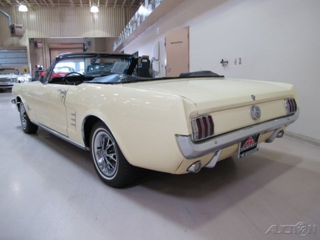 1966 Yellow Ford Mustang
