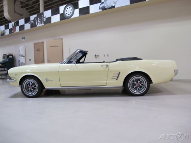1966 Yellow Ford Mustang