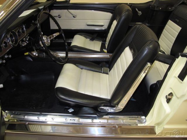 1966 Yellow Ford Mustang