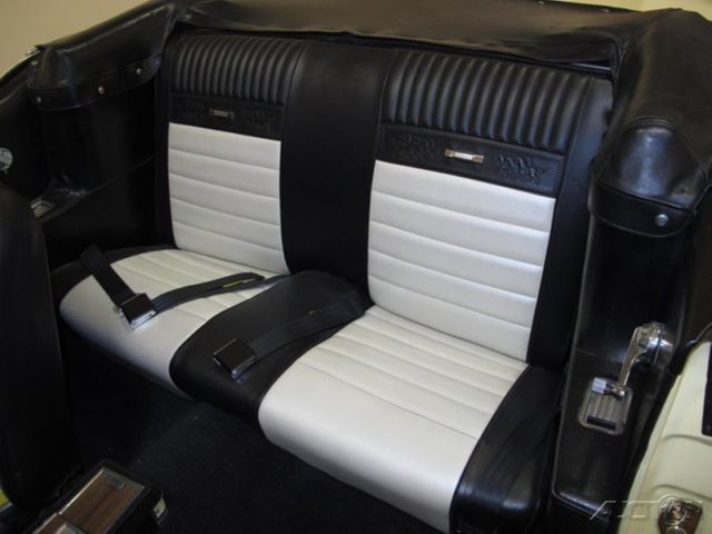 1966 Yellow Ford Mustang