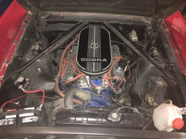 1966 Red Ford Mustang Convertible