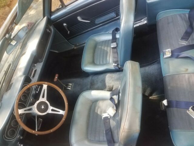 1966 Blue Ford Mustang