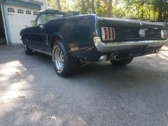 1966 Blue Ford Mustang