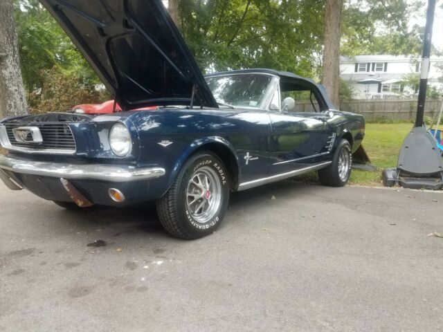 1966 Blue Ford Mustang