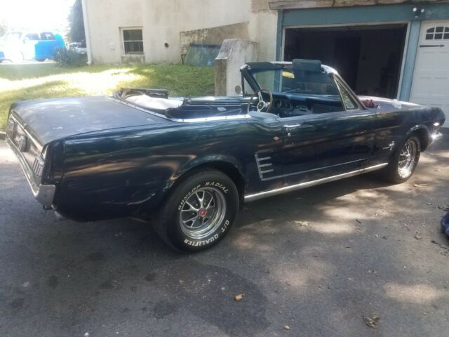 1966 Blue Ford Mustang