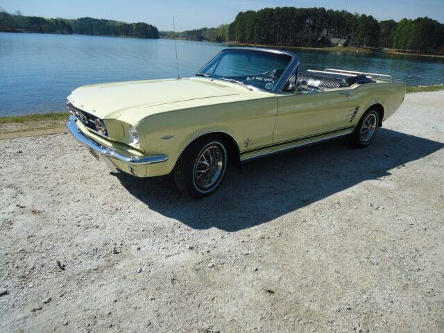 1966 Springtime Yellow Ford Mustang Convertible