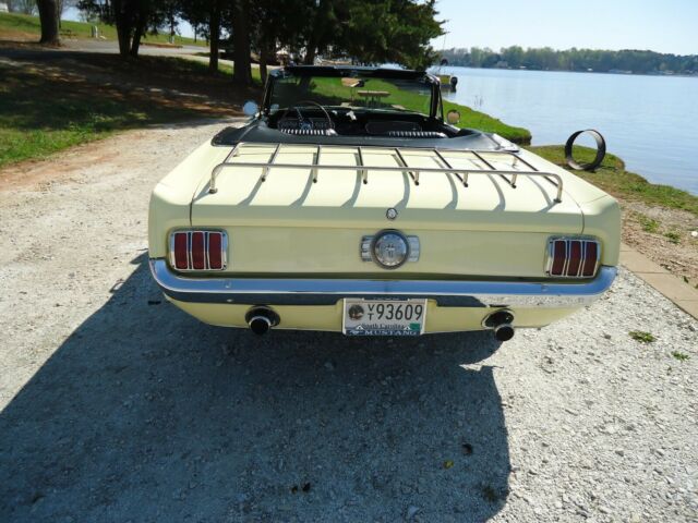 1966 Springtime Yellow Ford Mustang Convertible